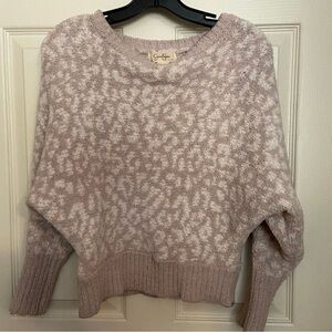 Jessica Simpson Soft Pink Patterned Sweater